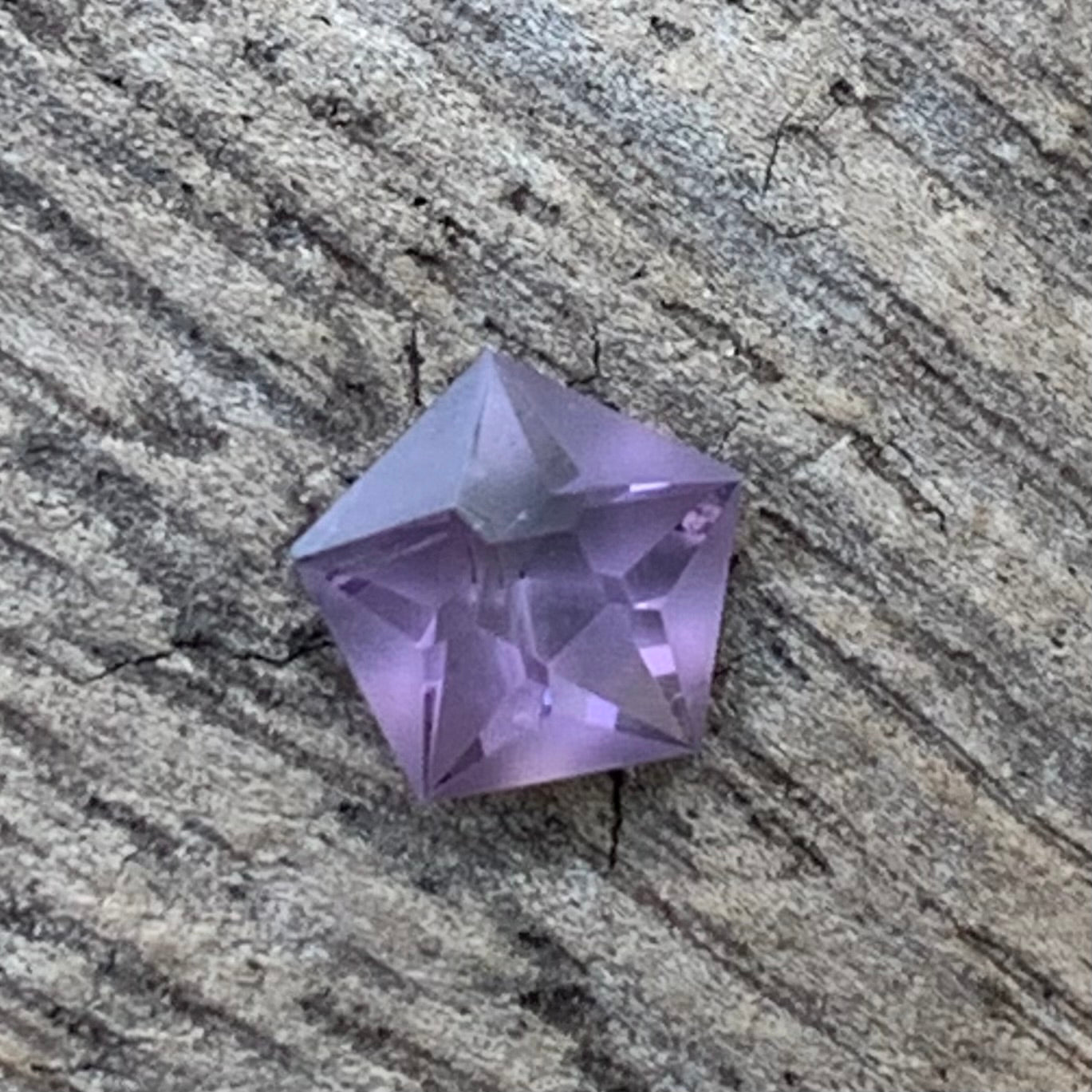 Lavender Spinel Star Cut Pentagon 0.58 Ct Natural Loose Gemstone For Jewelry Making 💎✨