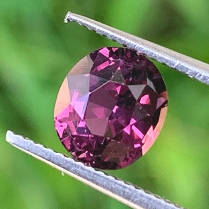 Purplish Pink Spinel Oval 1.55 Ct Natural Loose Gemstone