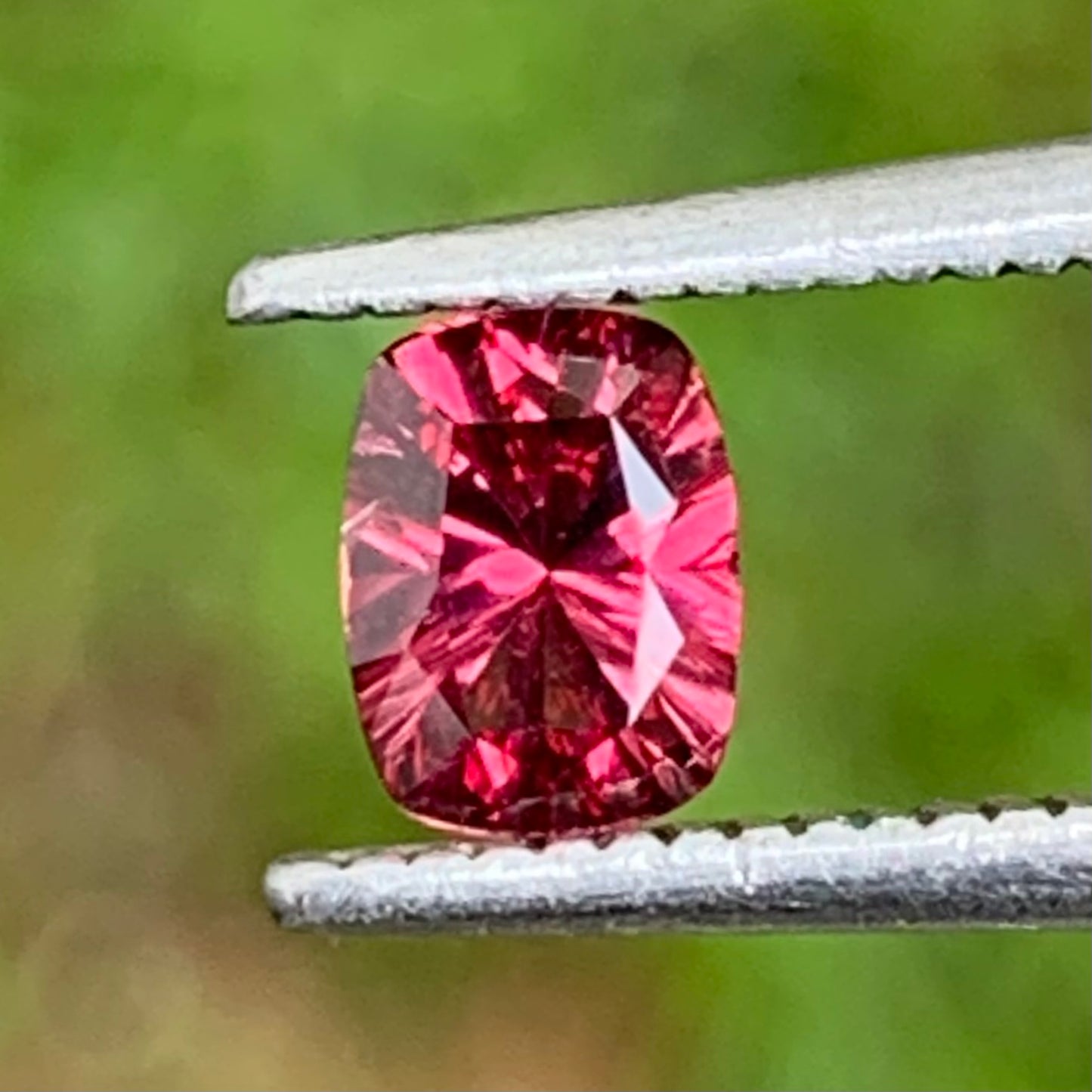 Red Garnet Concave Cut 0.55 Ct  Natural Unheated Loose Gemstone from Sri Lanka