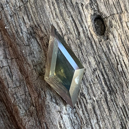 Deep Green Zircon Kite 2.5 Ct Loose Gemstone from Sri Lanka