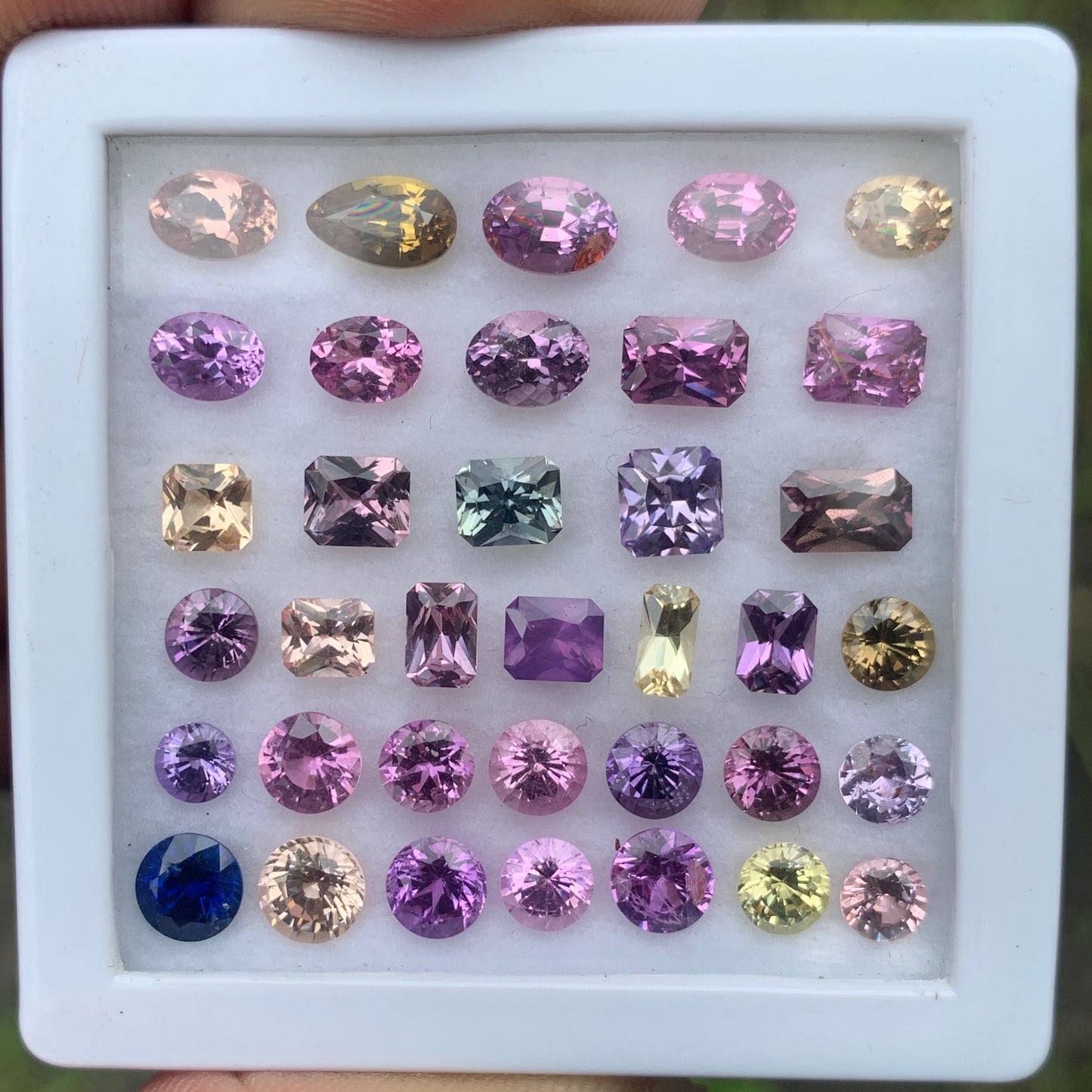 Sapphire Multicolor Natural Heated Only Loose Gemstone Parcel 20.46 Ct / 36 Gemstones From Sri Lanka