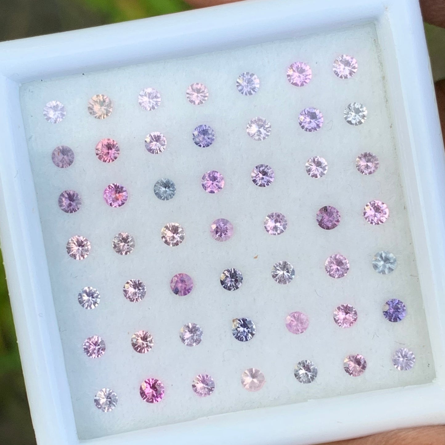 Pink & Purple Sapphire 1.83 Ct / 49 Loose Gemstone Parcel For Jewelry Making 💎✨