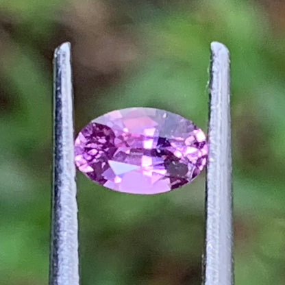 Purple Sapphire Oval Heated Only 0.5 Ct Loose Gemstone For Jewelry Making
