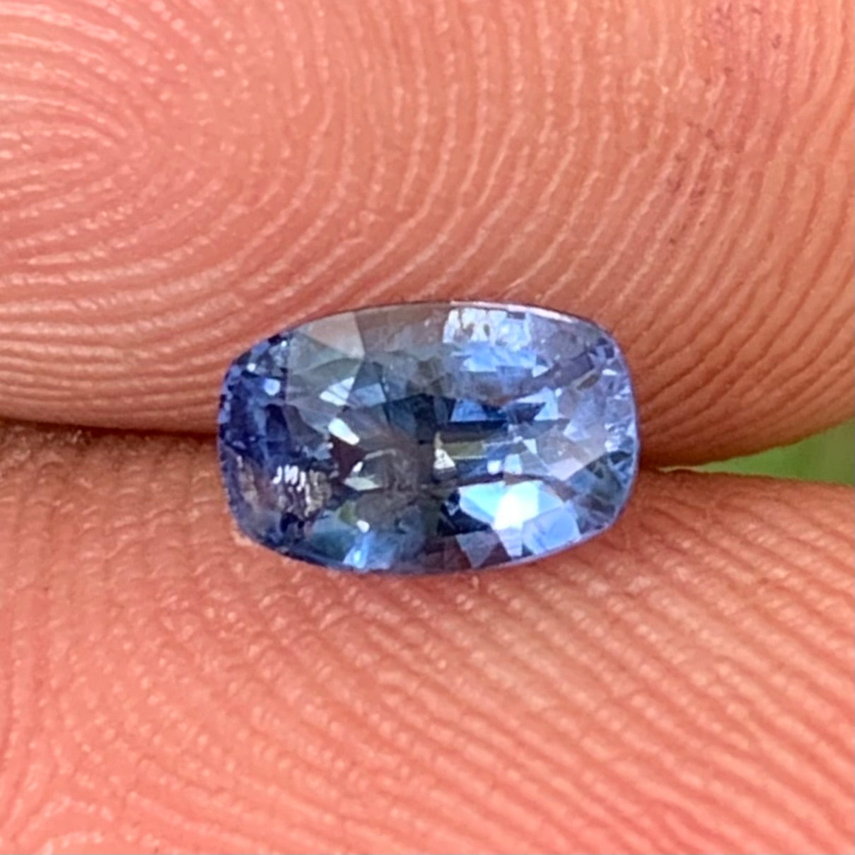 Blue Sapphire Rectangular Cushion 0.99 Ct Heated Only Natural Loose Gemstone For Jewelry Making