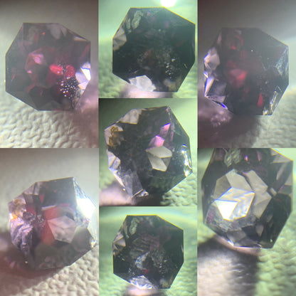 Purple Spinel Octagonal Flower 1.30 Ct Creative Cut Loose Gemstone