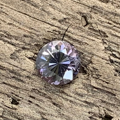 Lavender Spinel Flower Cut Round 5 mm / 0.57 Ct Natural Loose Gemstone from Sri Lanka