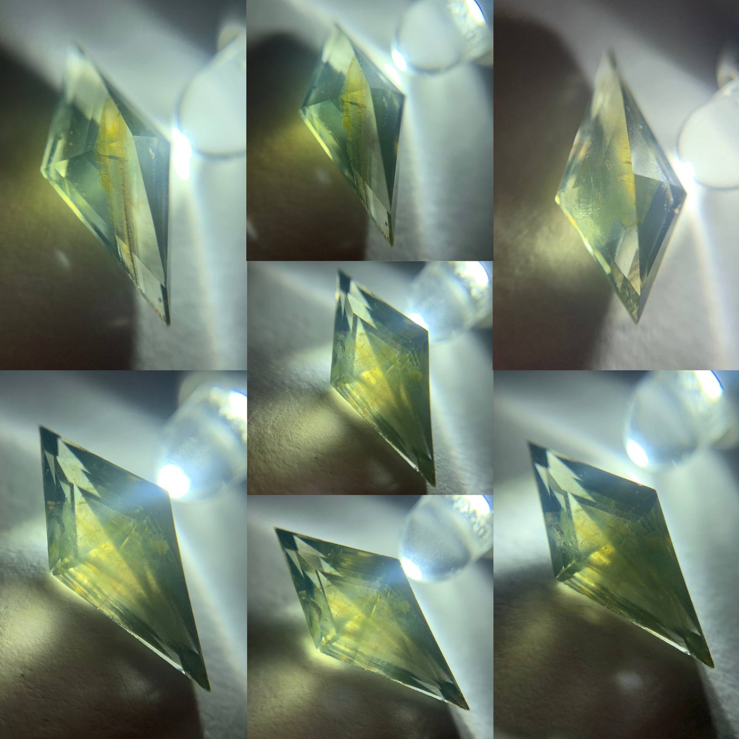 Deep Green Zircon Kite 2.5 Ct Loose Gemstone from Sri Lanka
