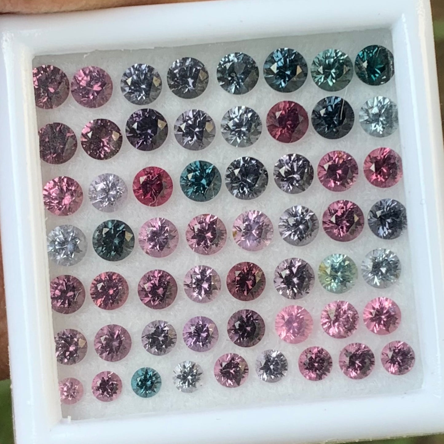 Spinel Rounds Multicolor Parcel of 11.45 Ct / 57 Stones Loose Natural Loose Gemstones For Jewelry Making
