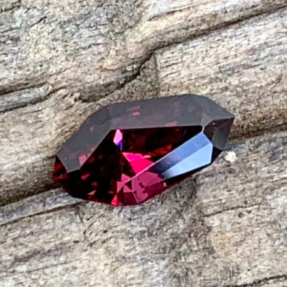 Deep Red Garnet Geometric Cut Shield 1.45 Ct Natural Unheated & Loose Gemstone from Sri Lanka