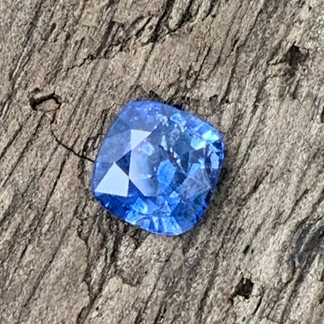 Blue Sapphire Cushion 0.89 Ct Heated Only Natural Loose Gemstone For Jewelry Making