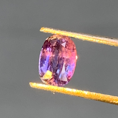 Natural Unheated Color Change Sapphire Rectangular Cushion 1.24 Ct Certified Loose Gemstone From Sri Lanka