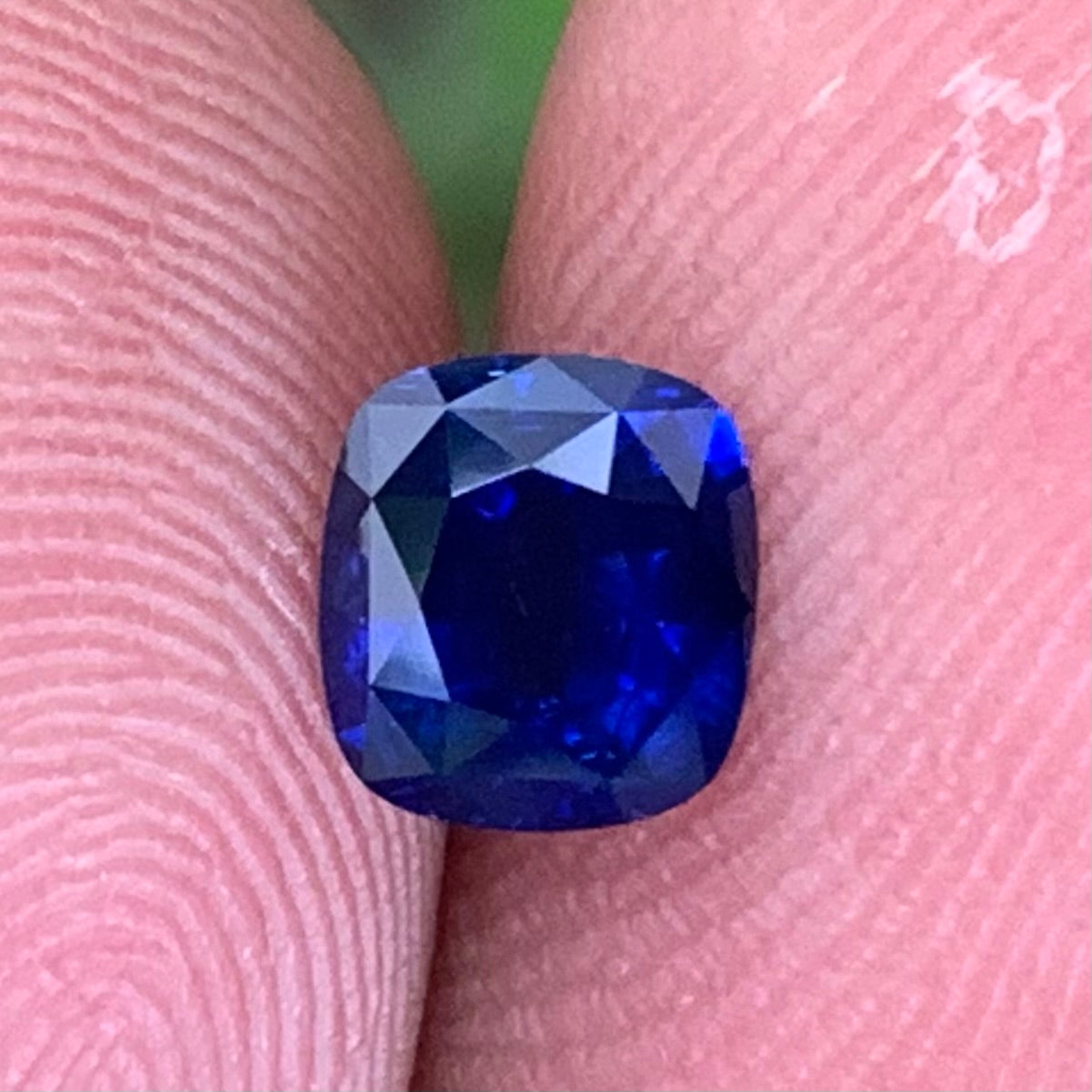 Royal Blue Sapphire Rectangular Cushion 0.82 Ct Heated Only Natural Loose Gemstone For Jewelry Making