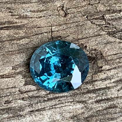 Teal Blue Spinel Oval 1.05 Ct Natural Loose Gemstone for Jewelry Making