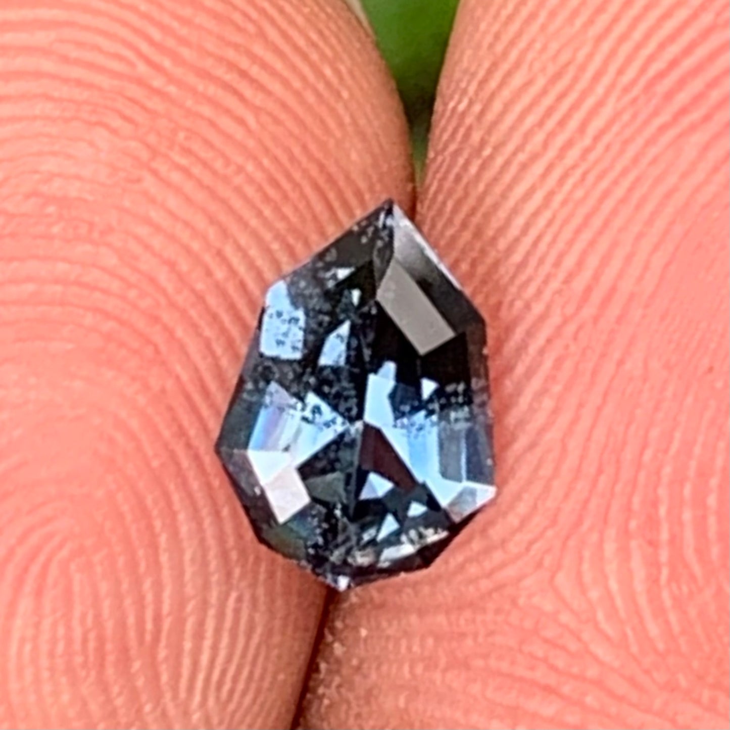Teal Blue Spinel Shield 1.4 Ct Natural Loose Gemstone for Jewelry Making