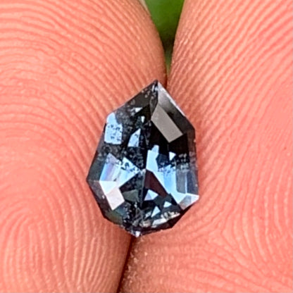 Teal Blue Spinel Shield 1.4 Ct Natural Loose Gemstone for Jewelry Making