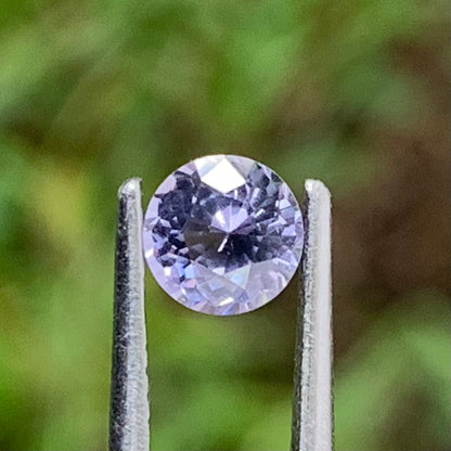 Purple Spinel Flower Cut Round 5 mm / 0.56 Ct Natural Loose Gemstone from Sri Lanka
