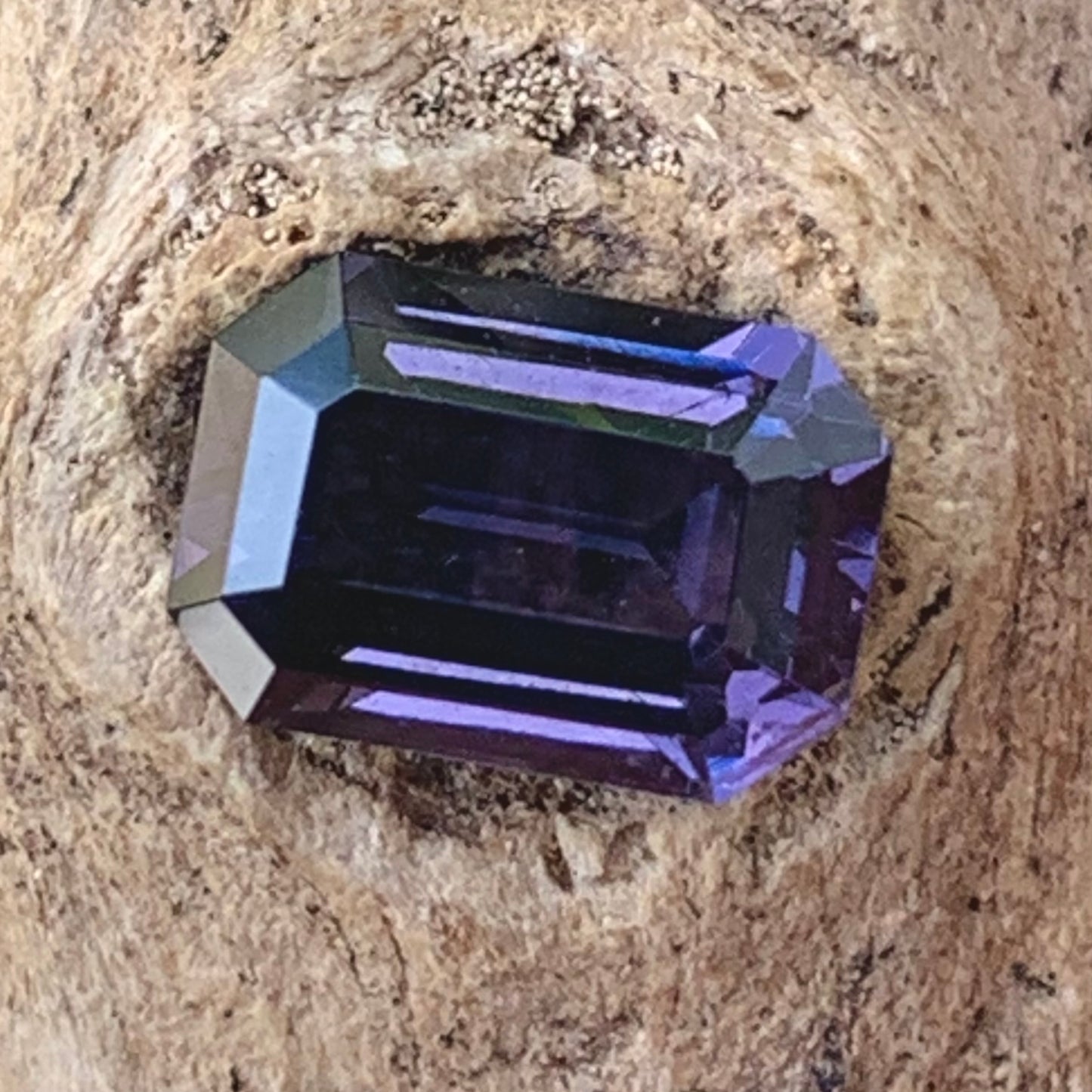 Purple Spinel Emerald Cut Octagon 2 Ct Natural Loose Gemstone