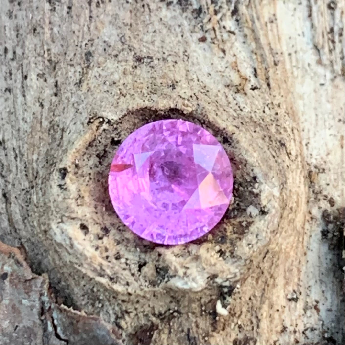 Pink Sapphire 6.4 mm Round 1.40 Ct Heated Only Natural Loose Gemstone For Jewelry Making 💎✨