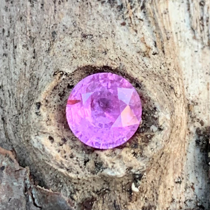 Pink Sapphire 6.4 mm Round 1.40 Ct Heated Only Natural Loose Gemstone For Jewelry Making 💎✨