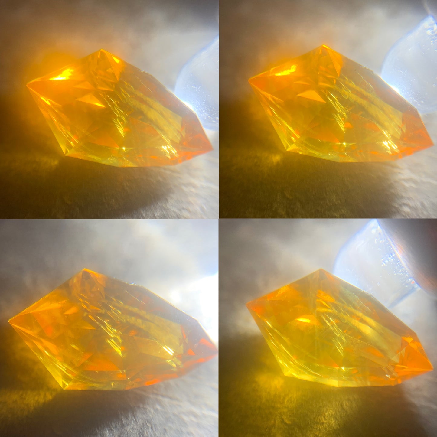 Orange Zircon Shield 2.86 Ct Natural Loose Gemstone From Sri Lanka