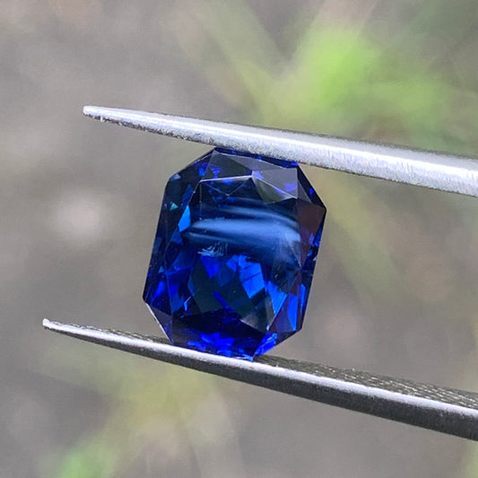 Blue Sapphire Octagon 2.43 Ct Natural Loose Gemstone For Jewelry Making 💎✨