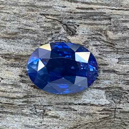 Blue Sapphire Oval Heated Only 3.05 Ct Natural Loose Gemstone for Jewelry Making