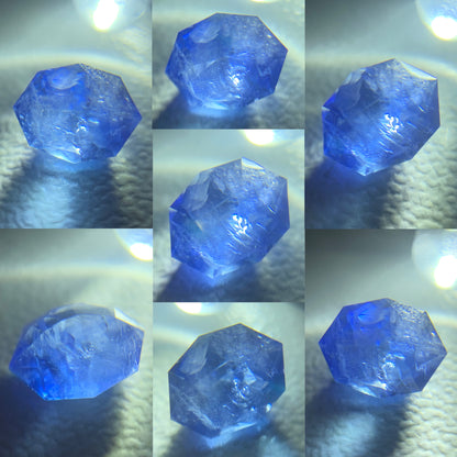 Heavily Included Blue Sapphire Octagon 1.10 Ct Loose Gemstone from Sri Lanka