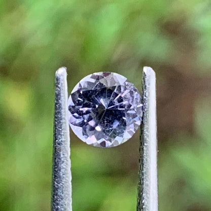 Purple Spinel Flower Cut Round 5 mm / 0.53 Ct Natural Loose Gemstone from Sri Lanka