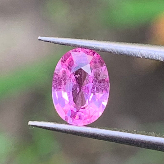 Pink Sapphire Oval 0.80 Ct Natural Loose Gemstone For Jewelry Making 💎✨