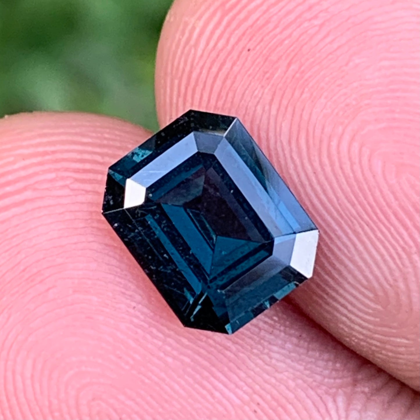 Teal Spinel Emerald Cut Octagon 2.05 Ct Natural Loose Gemstone