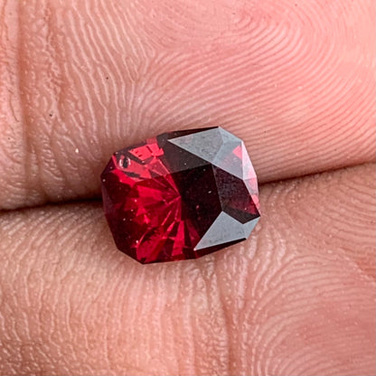 Red Garnet Modified Octagon 1.97 Ct Natural Loose Gemstone For Jewelry Making 💎✨