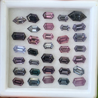 Spinel Eleongated Hexagon Parcel At Wholesale Price 9.42 Ct / 34 Stones