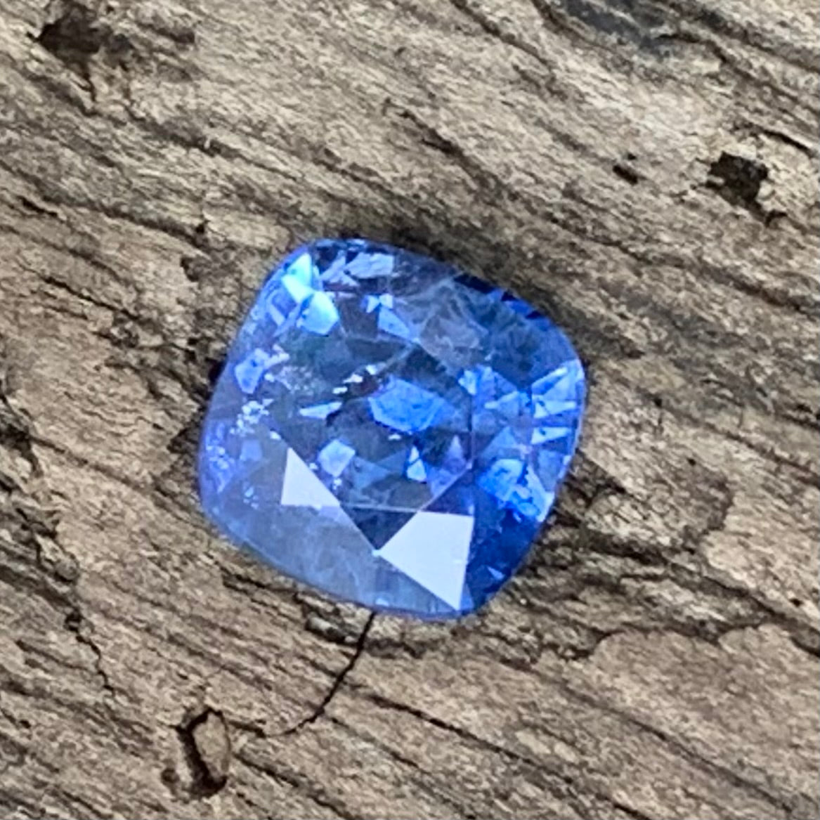 Blue Sapphire Cushion 0.89 Ct Heated Only Natural Loose Gemstone For Jewelry Making