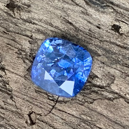 Blue Sapphire Cushion 0.89 Ct Heated Only Natural Loose Gemstone For Jewelry Making