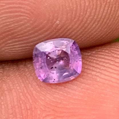 Purple Sapphire Cushion 0.64 Ct Heated Only Natural Loose Gemstone