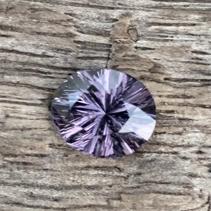 Grayish Purple Spinel Concave Cut Oval 1.6 Ct Loose Gem Stone From Sri Lanka