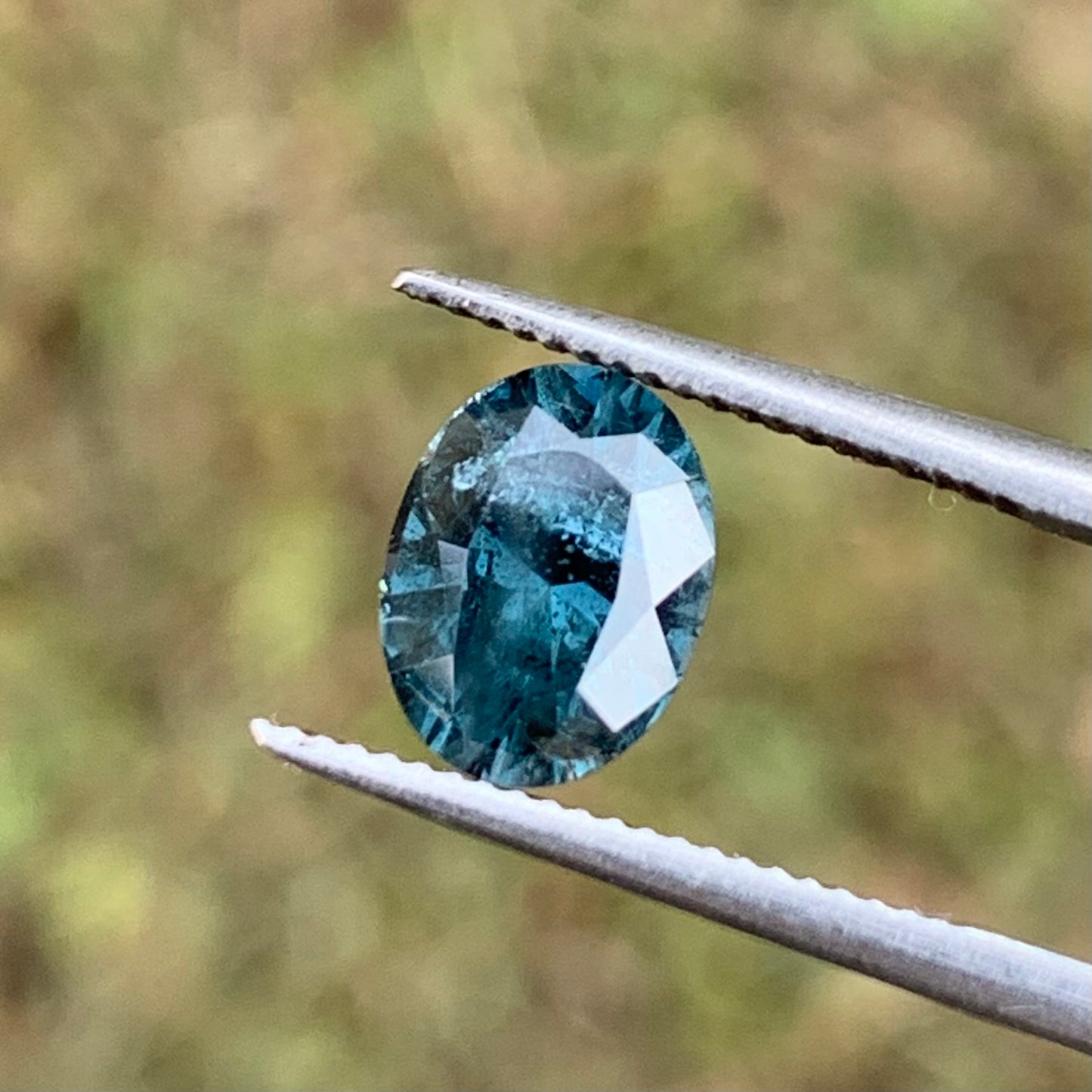 Teal Blue Spinel Oval 1.29 Ct Natural Loose Gemstone For Jewelry Making 💎✨