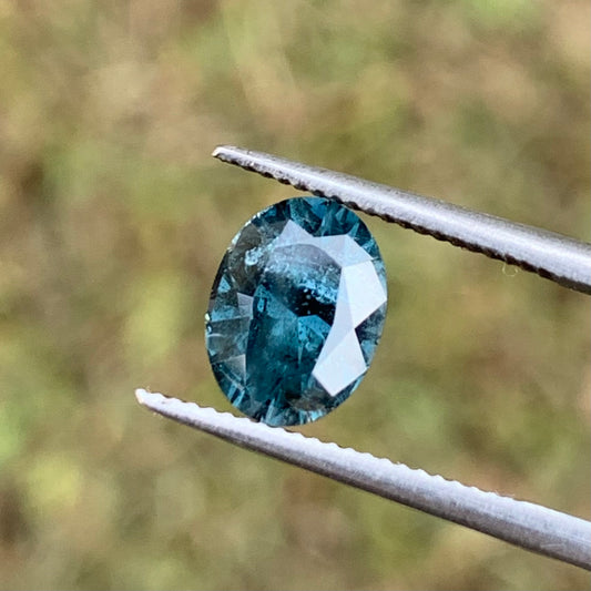Teal Blue Spinel Oval 1.29 Ct Natural Loose Gemstone For Jewelry Making 💎✨