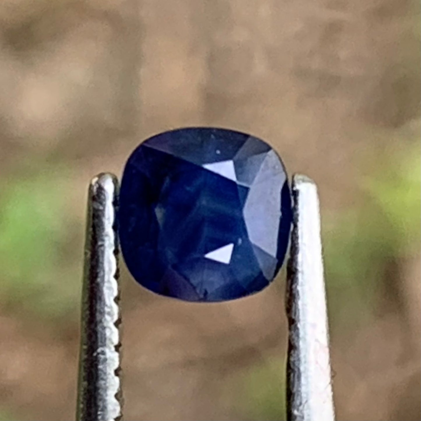 Deep Blue Milky Sapphire Cushion 0.57 Ct Heated Only Natural Loose Gemstone For Jewelry Making