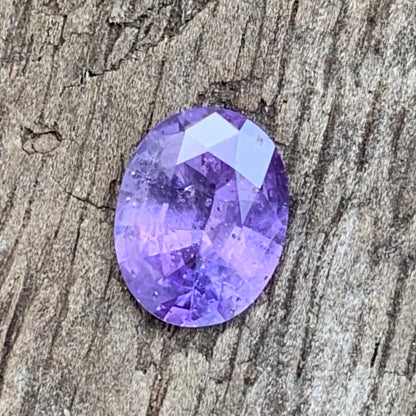 Purple Sapphire Oval Heated Only 0.95 Ct Natural Loose Gemstone for Jewelry Making