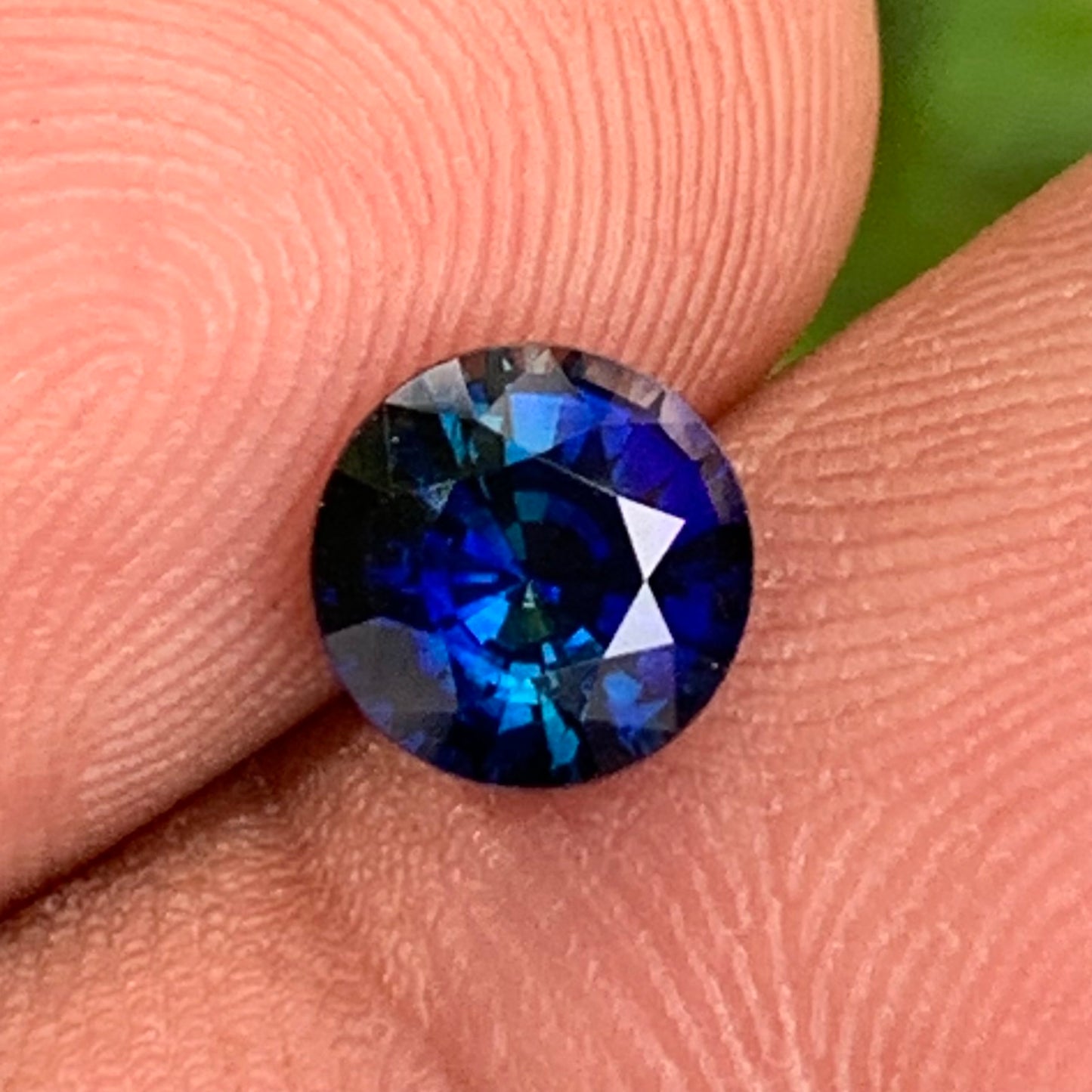 Blue Sapphire 6.5 mm Round Heated Only 1.30 Ct Natural Loose Gemstone for Jewelry Making