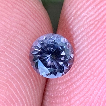 Purple Spinel Flower Cut Round 5 mm / 0.53 Ct Natural Loose Gemstone from Sri Lanka