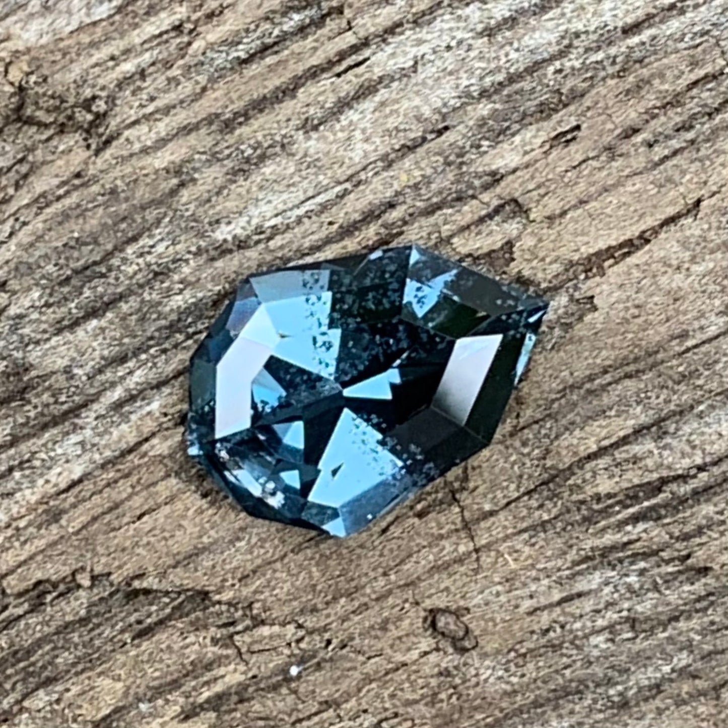 Teal Blue Spinel Shield 1.4 Ct Natural Loose Gemstone for Jewelry Making