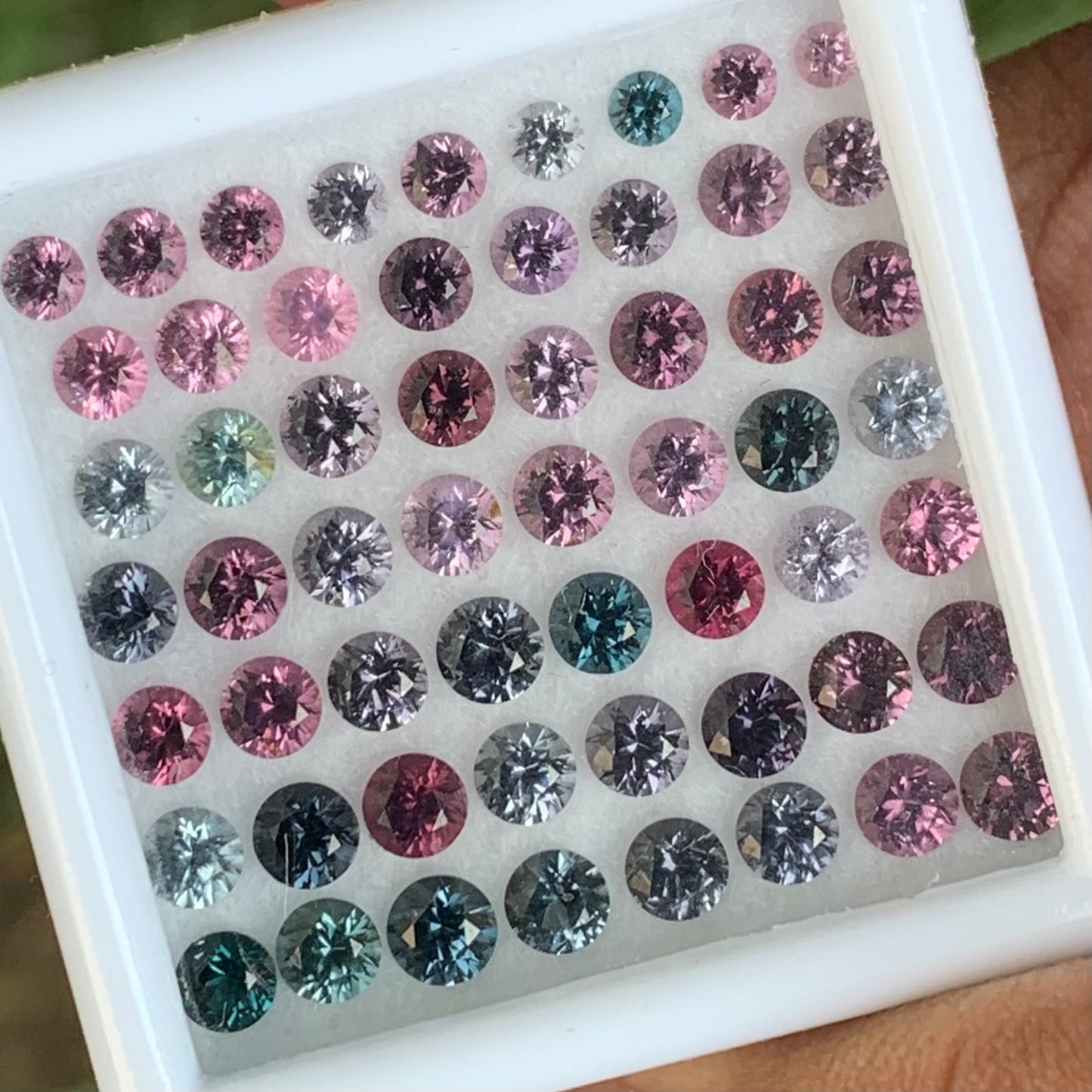 Spinel Rounds Multicolor Parcel of 11.45 Ct / 57 Stones Loose Natural Loose Gemstones For Jewelry Making