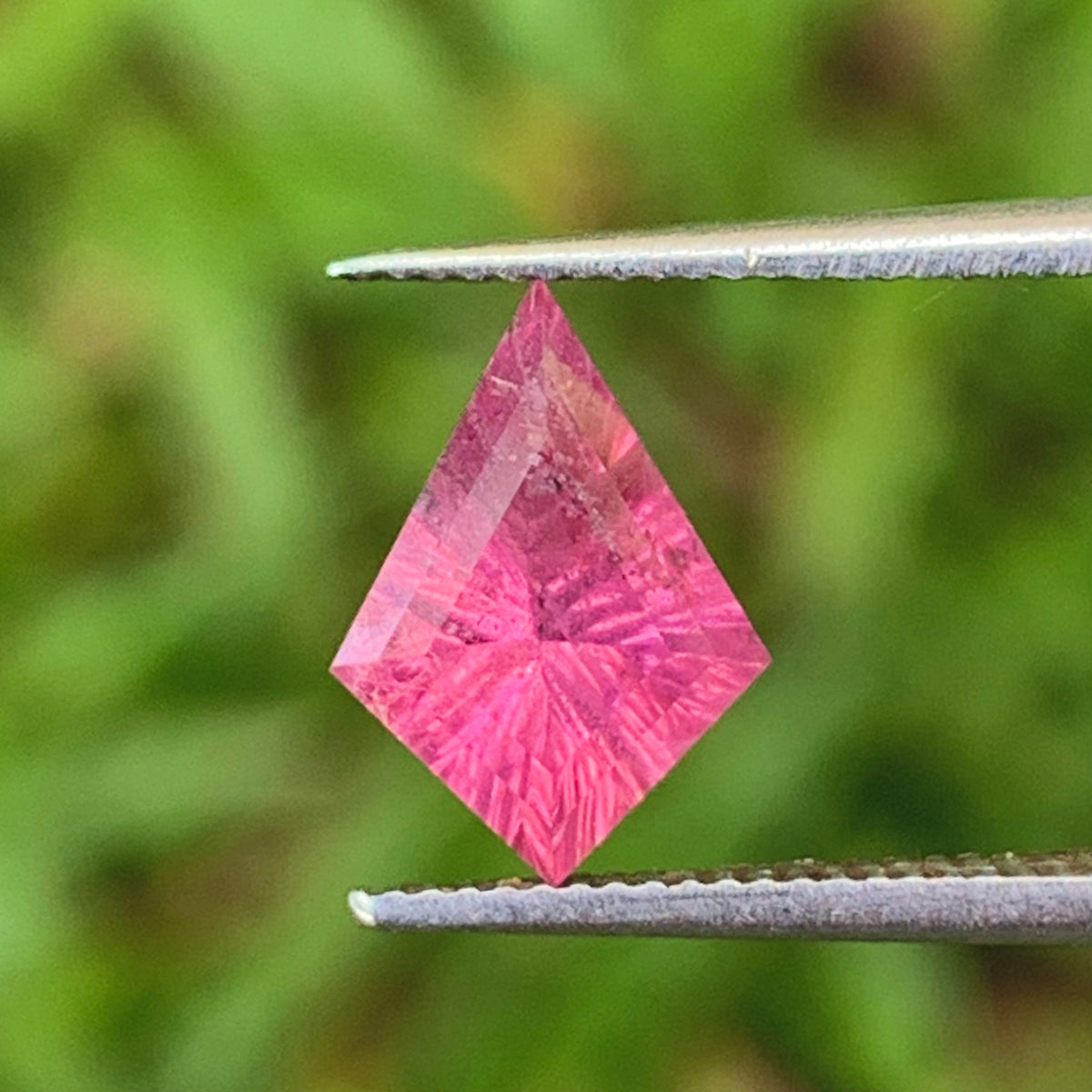 Pink Garnet Concave Fantasy Cut 1.10 Ct Kite Natural Loose Gemstone