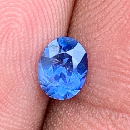 Blue Sapphire Oval 0.80 Ct Natural Heated Only Loose Gemstone from Sri Lanka