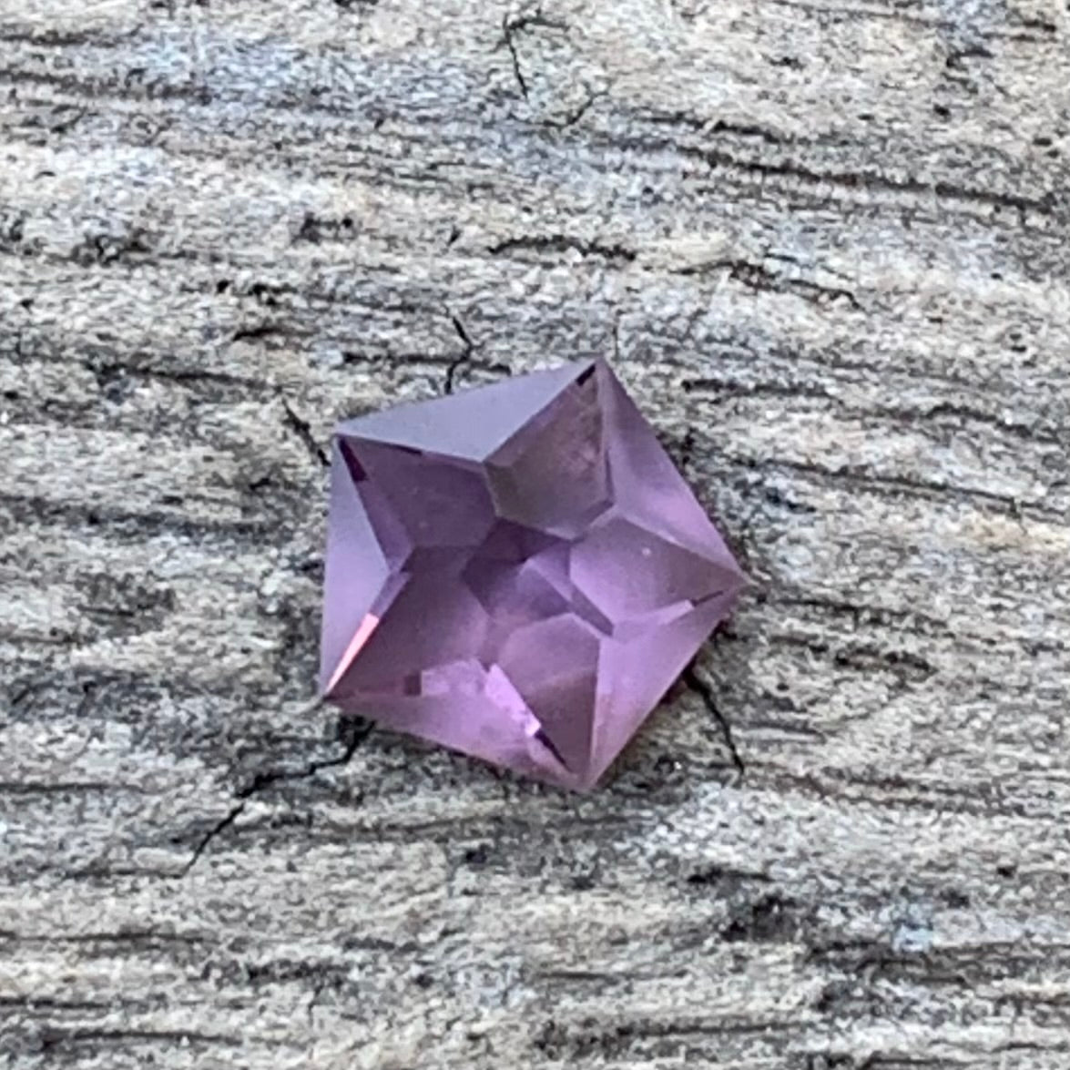 Lavender Spinel Star Cut Pentagon 0.45 Ct Natural Loose Gemstone For Jewelry Making 💎✨