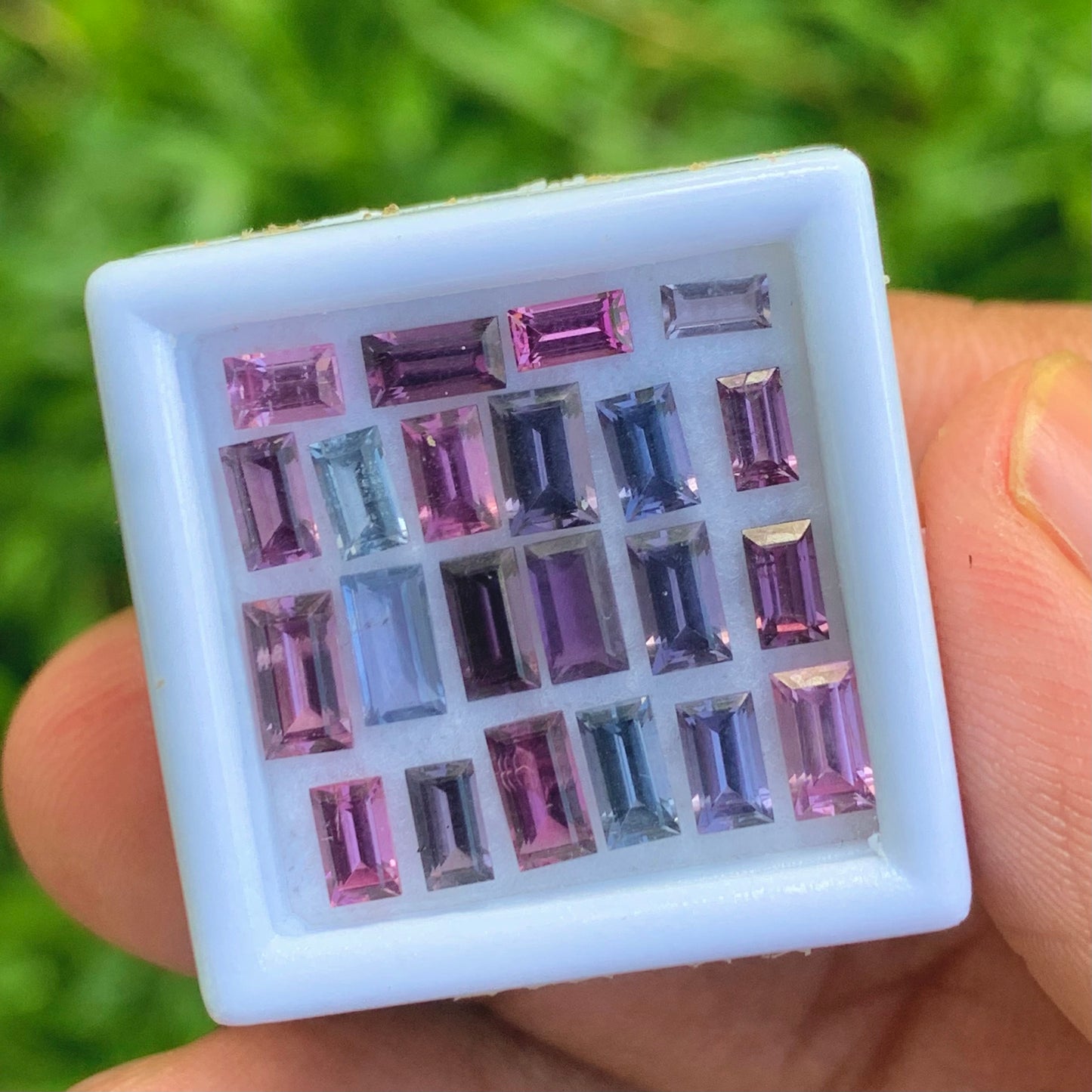 Spinel Baguettes Natural Multicolor Loose Gemstone Parcel 6.06 Ct / 22 Gemstones From Sri Lanka