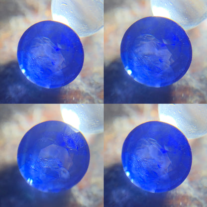 Blue Sapphire Round Cut 0.73 Ct Natural Loose Gemstone For Jewelry Making 💎✨