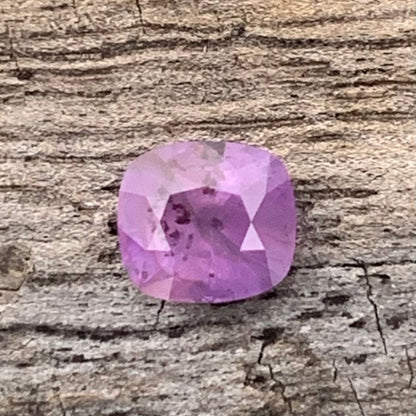 Unheated Hazy Purple Sapphire Cushion 0.81 Ct Natural Loose Gemstone